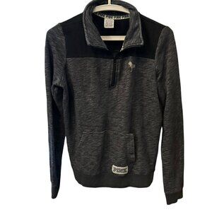 Victoria Secret Pink Vintage Women's Size Medium 1/4 Zip Pullover Sweater